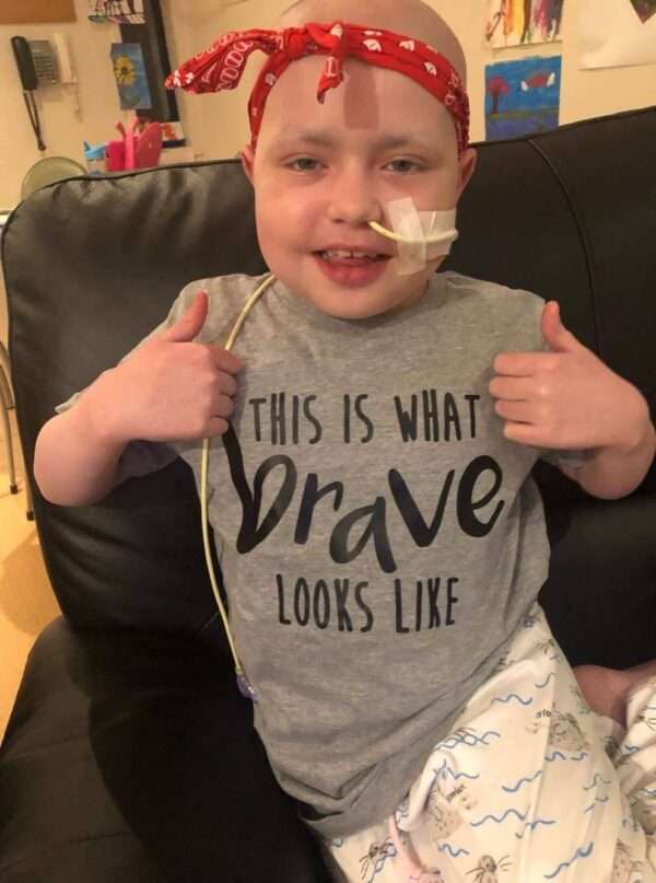 Buy a shirt for a child with cancer - Bravery Box